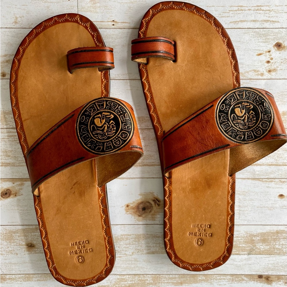 Leather sandals